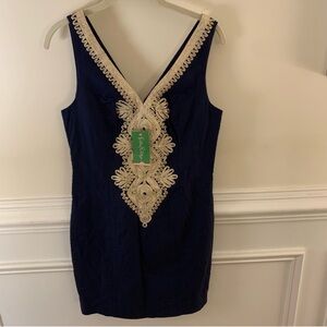 NWT Lilly Pulitzer Junie shift dress size 2 blue